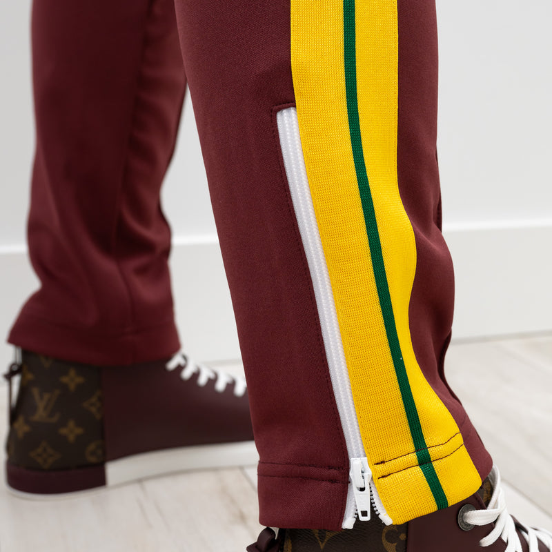 Palm Angels Burgundy Sweatpants Size S