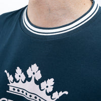 Dolce & Gabbana Navy Cotton Graphic Tshirt Size 46