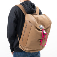 Louis Vuitton Brown Calfskin Leather V-Line Pulse Backpack