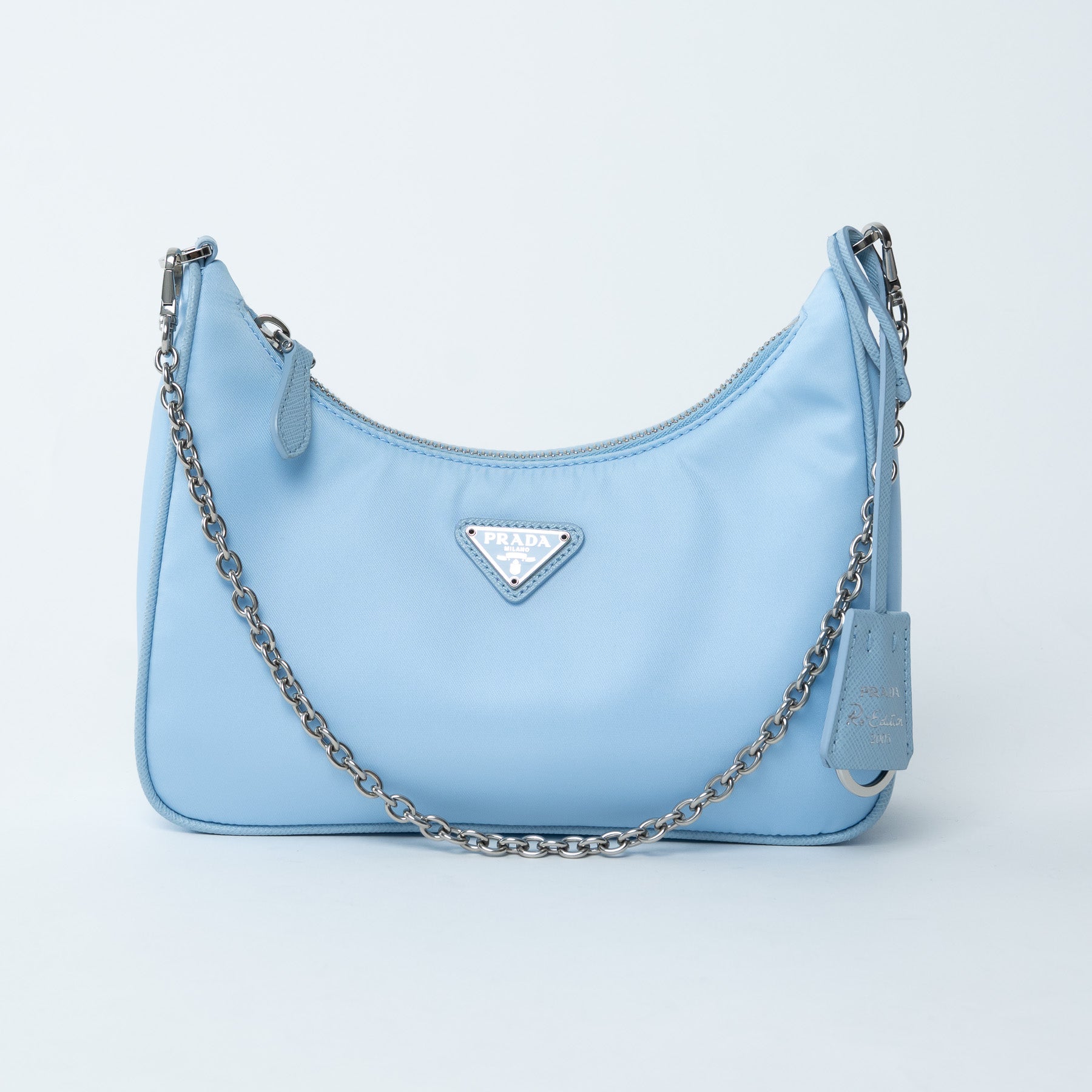 Prada Re-Edition 2005 Re-Nylon bag ライトブルー Prada Pale Blue Re-Nylon Re-Edition 2005 Handbag – LFC Ltd