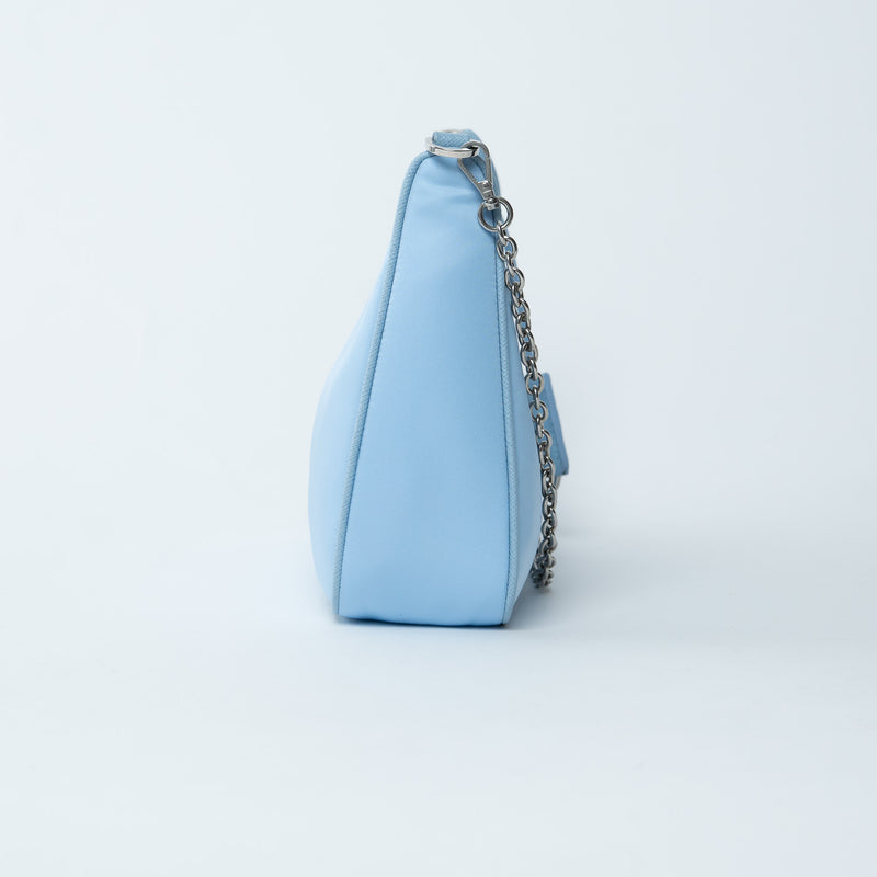 Prada Pale Blue Re-Nylon Re-Edition 2005 Handbag