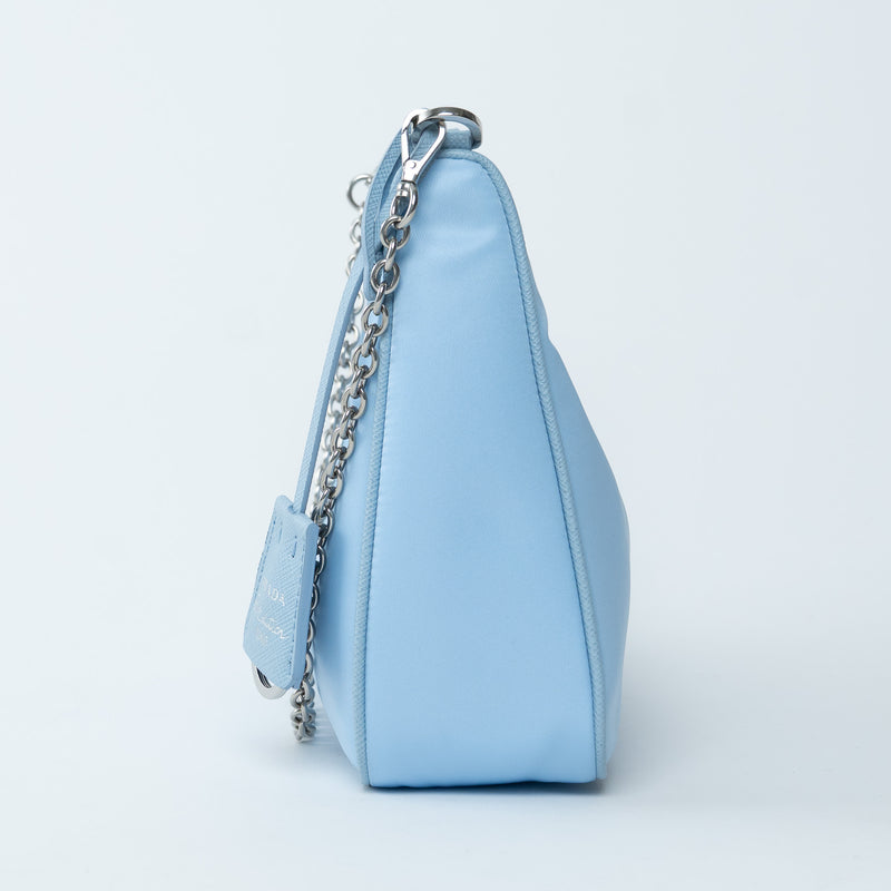 Prada Pale Blue Re-Nylon Re-Edition 2005 Handbag