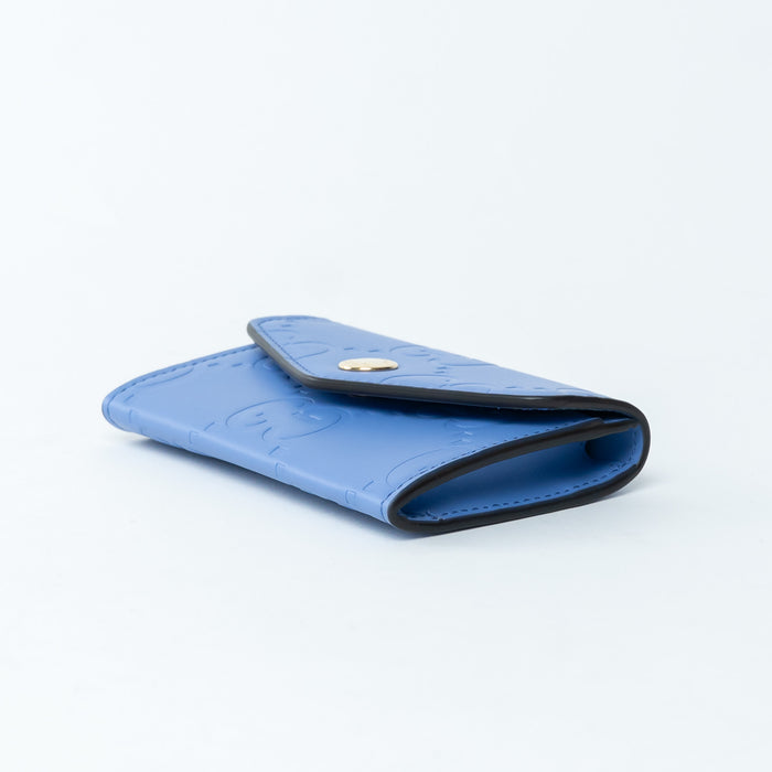 Gucci Blue GG Embossed Leather Card Holder