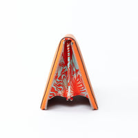 Hermes Orange Epsom Leather Silk'In Classic Long Leather Wallet
