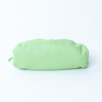 Bottega Veneta Acid Green Calfskin Leather The Mini Pouch