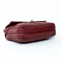 Pre-Loved Chanel™ Burgundy Grained Leather Flap Bag