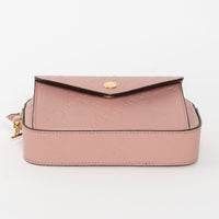 Gucci Mauve GG Embossed Leather Mini Messenger Bag