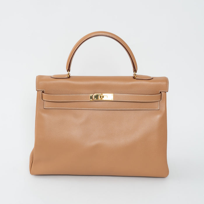 Hermes Chai Epsom Leather Kelly 32