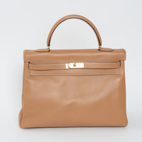 Hermes Chai Epsom Leather Kelly 32