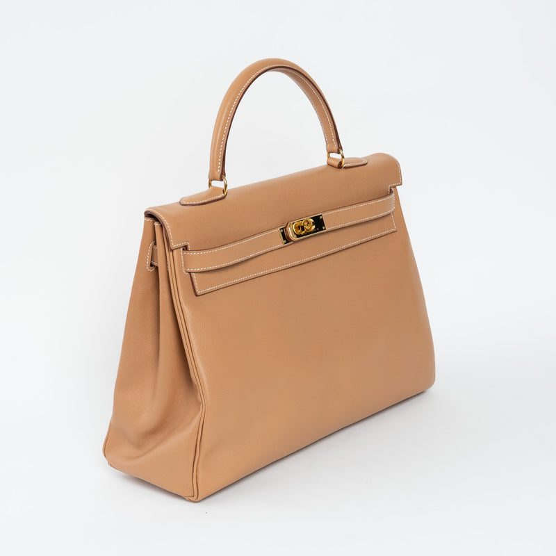 Hermes Chai Epsom Leather Kelly 32