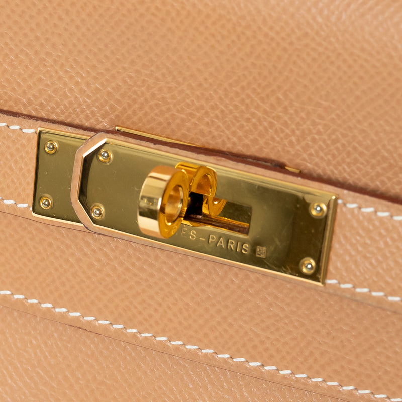 Hermes Chai Epsom Leather Kelly 32
