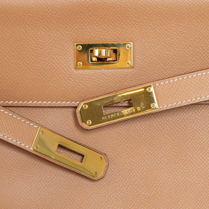 Hermes Chai Epsom Leather Kelly 32
