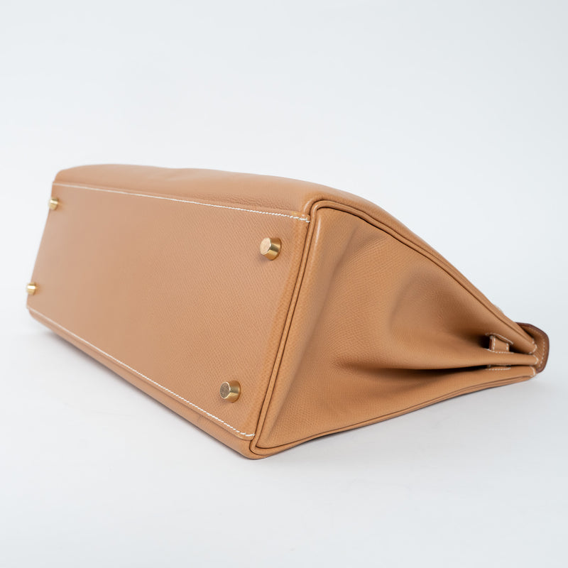 Hermes Chai Epsom Leather Kelly 32