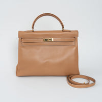 Hermes Chai Epsom Leather Kelly 32