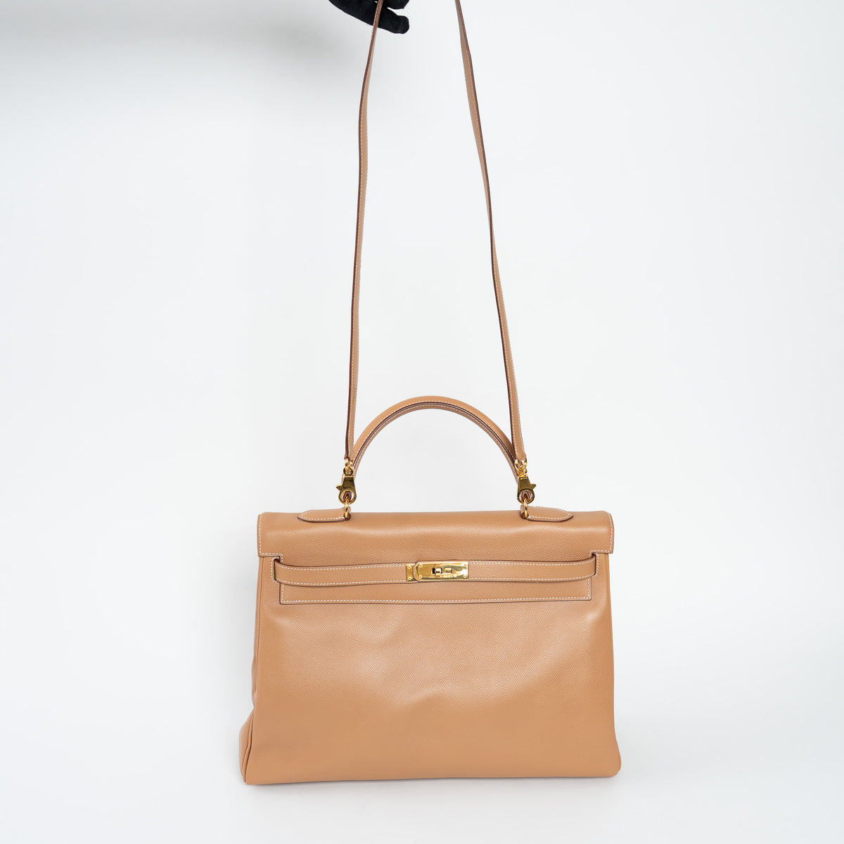 Hermes Chai Epsom Leather Kelly 32