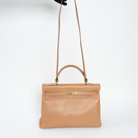Hermes Chai Epsom Leather Kelly 32