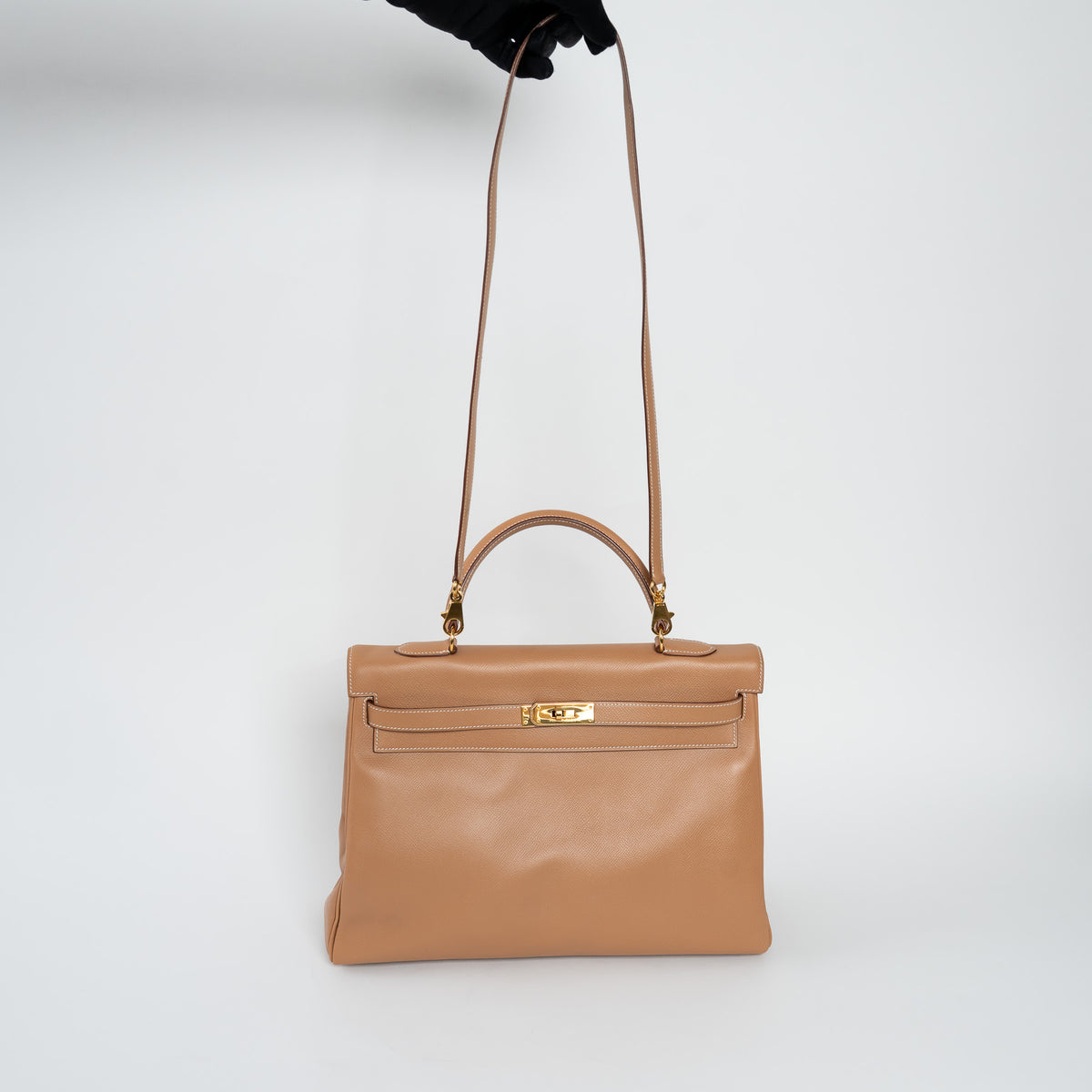 Hermes Chai Epsom Leather Kelly 32