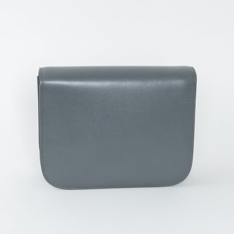 Celine Grey Liege Calfskin Leather Medium Classic Box Bag