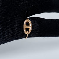 Hermes 18k Rose Gold Farandole Ring Size 53