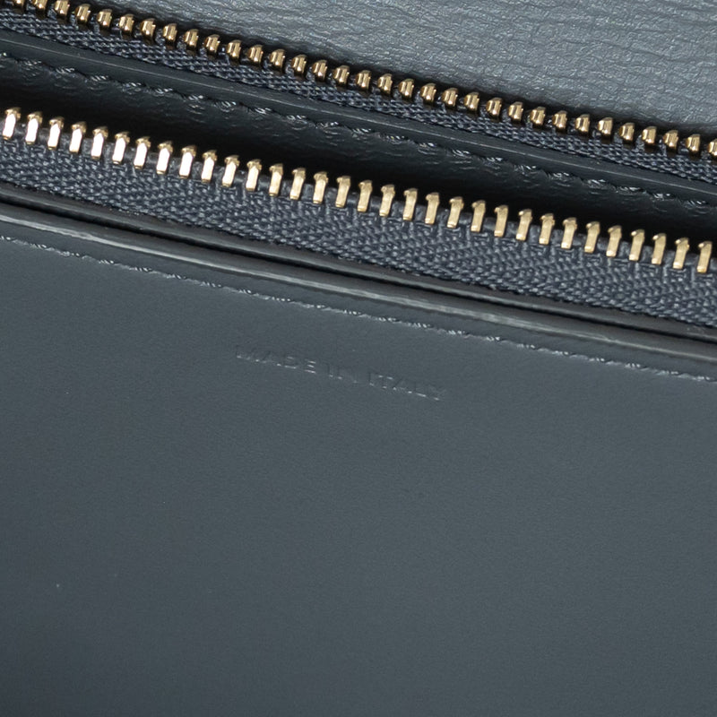 Celine Grey Liege Calfskin Leather Medium Classic Box Bag