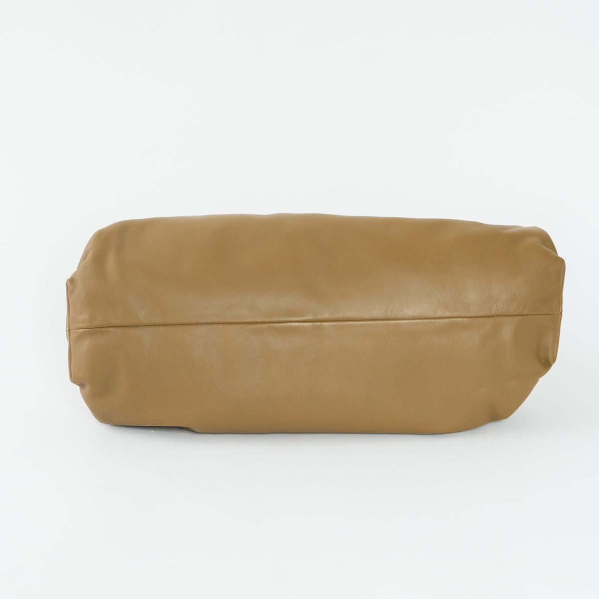 Bottega Veneta Clay Brown Calfskin Leather Large Classic Pouch