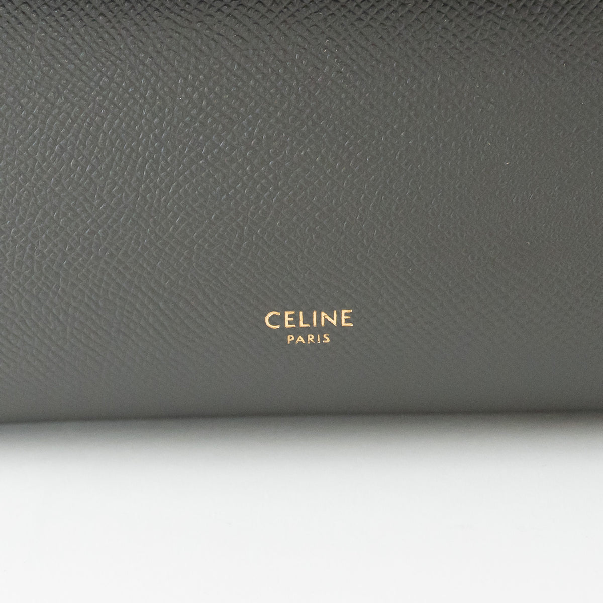 Celine Grained Calfskin Grey Mini Belt Bag