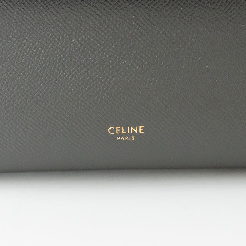 Celine Grained Calfskin Grey Mini Belt Bag