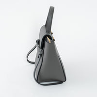 Celine Grained Calfskin Grey Mini Belt Bag