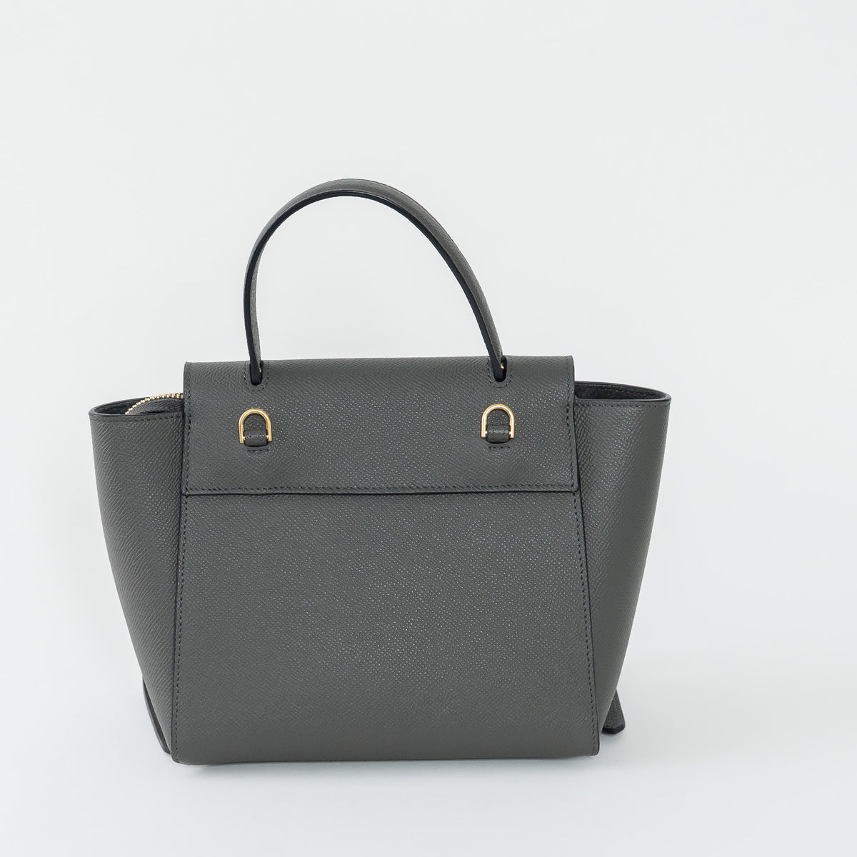 Celine Grained Calfskin Grey Mini Belt Bag