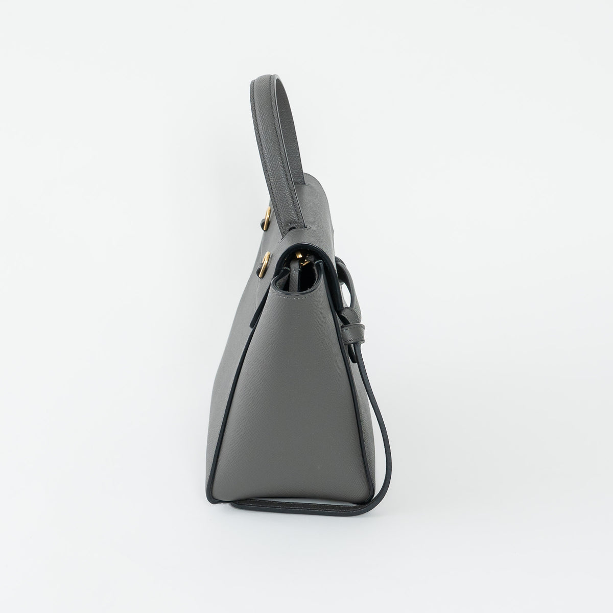 Celine Grained Calfskin Grey Mini Belt Bag