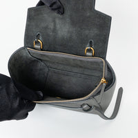 Celine Grained Calfskin Grey Mini Belt Bag