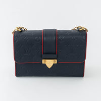 Louis Vuitton Marine Rouge Monogram Empreinte Saint-Sulpice PM Shoulder Bag