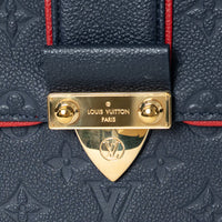 Louis Vuitton Marine Rouge Monogram Empreinte Saint-Sulpice PM Shoulder Bag