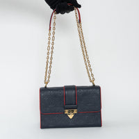 Louis Vuitton Marine Rouge Monogram Empreinte Saint-Sulpice PM Shoulder Bag