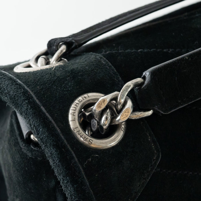 Saint Laurent Black Suede Medium Niki Bag