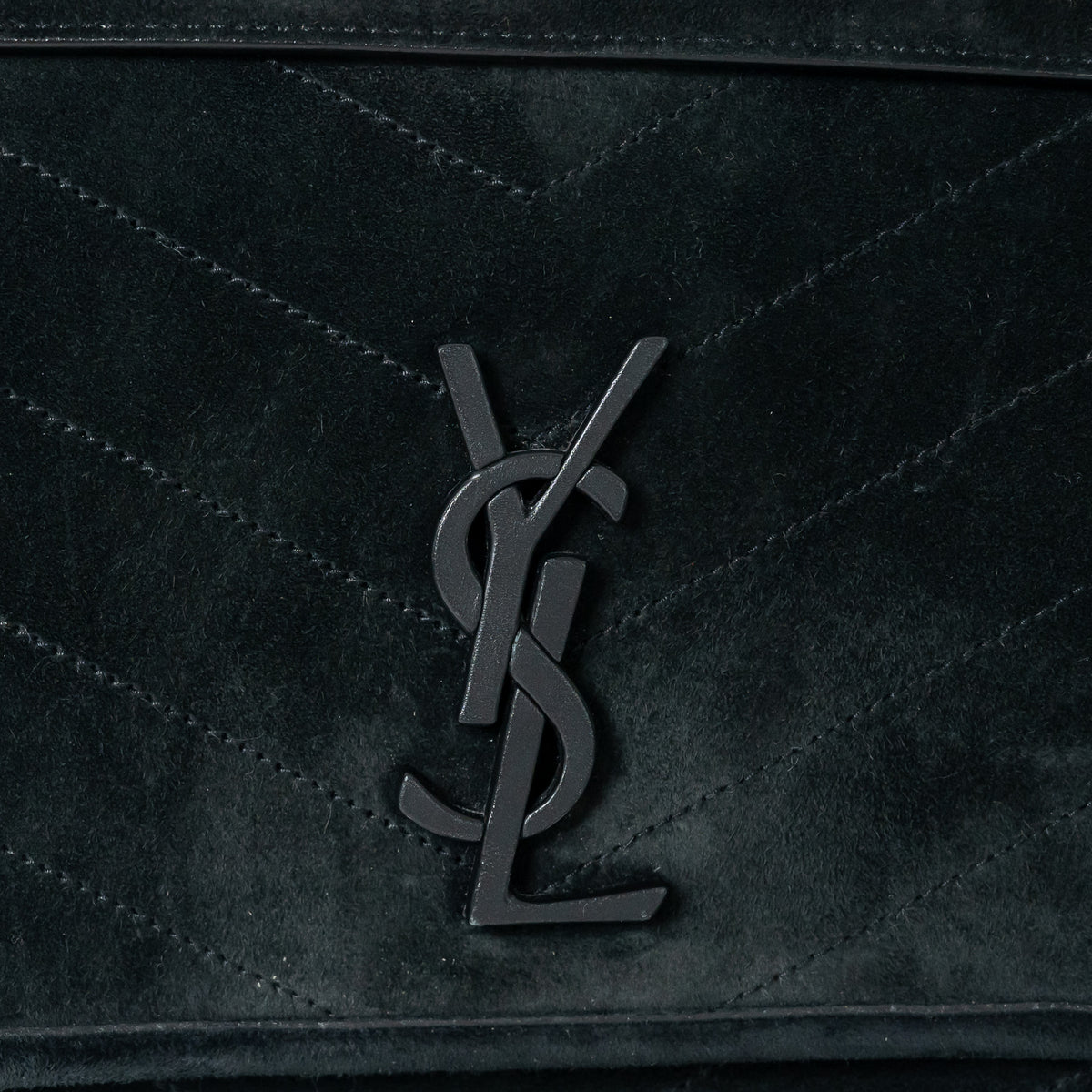 Saint Laurent Black Suede Medium Niki Bag