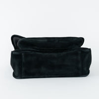 Saint Laurent Black Suede Medium Niki Bag