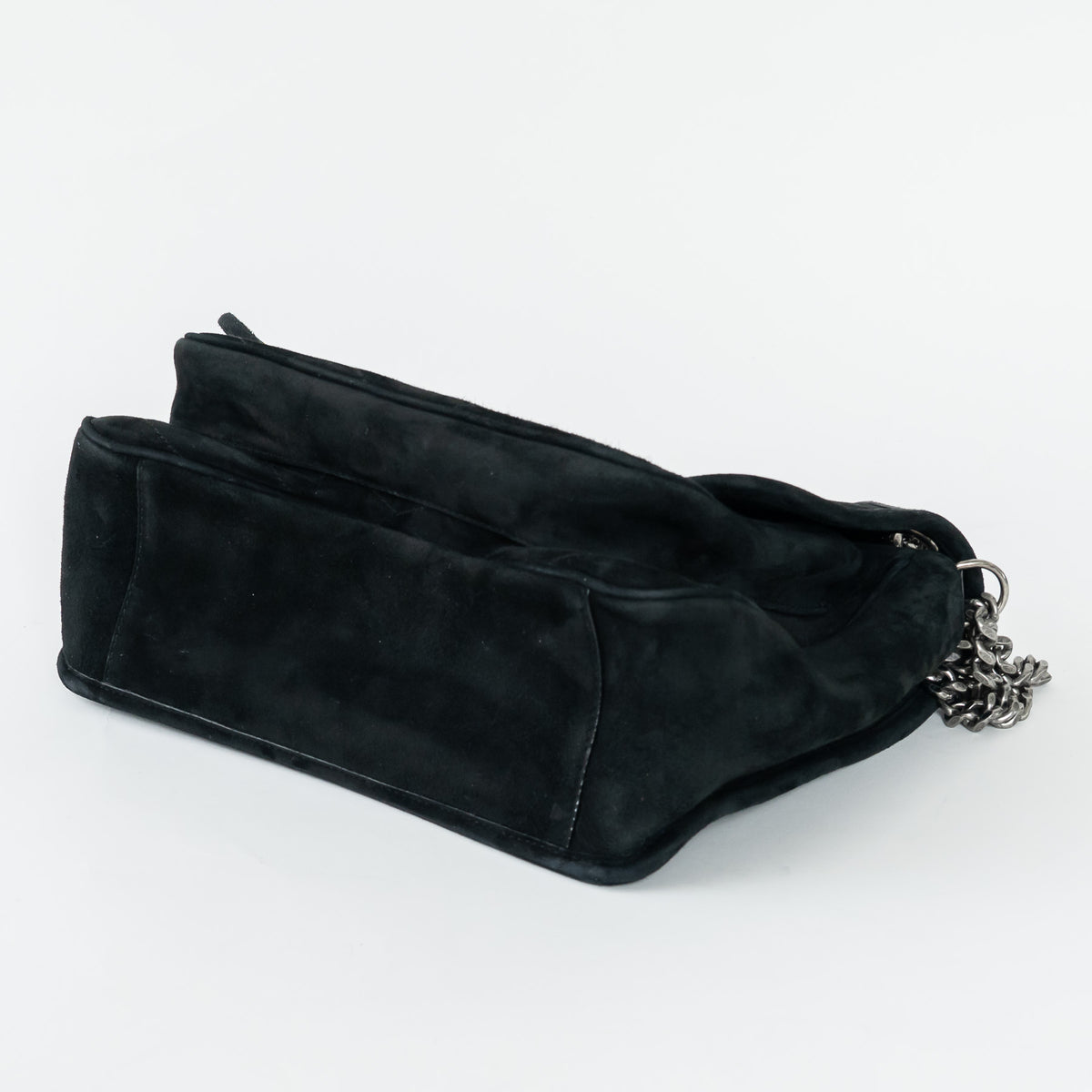 Saint Laurent Black Suede Medium Niki Bag