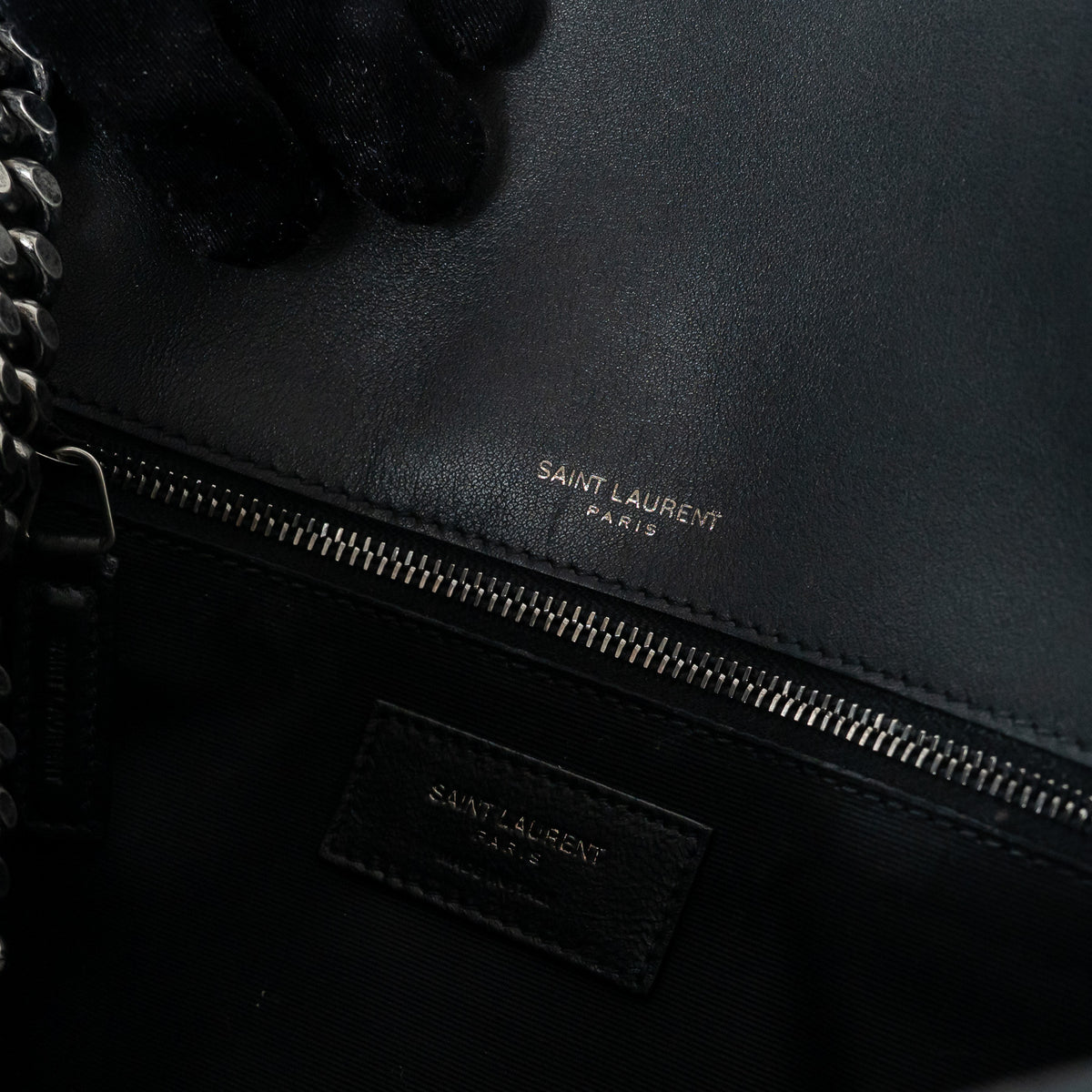 Saint Laurent Black Suede Medium Niki Bag