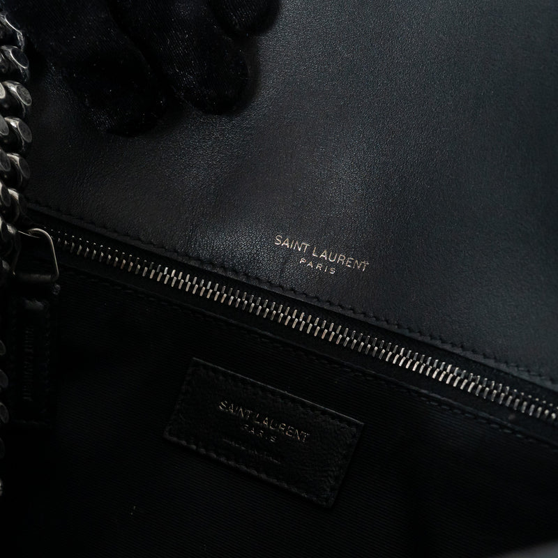 Saint Laurent Black Suede Medium Niki Bag