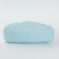 Bottega Veneta Sky Blue Intrecciato Leather Teen "The Pouch" Clutch