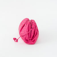 Bottega Veneta Pink Calfskin Leather The Mini Pouch