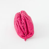 Bottega Veneta Pink Calfskin Leather The Mini Pouch