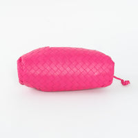Bottega Veneta Pink Calfskin Leather The Mini Pouch