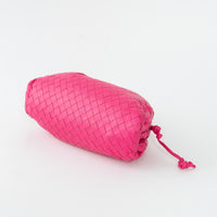 Bottega Veneta Pink Calfskin Leather The Mini Pouch