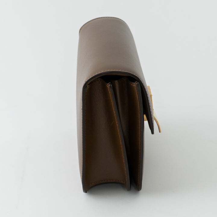 Celine Brown Box Calfskin Leather Teen Classic Box Bag