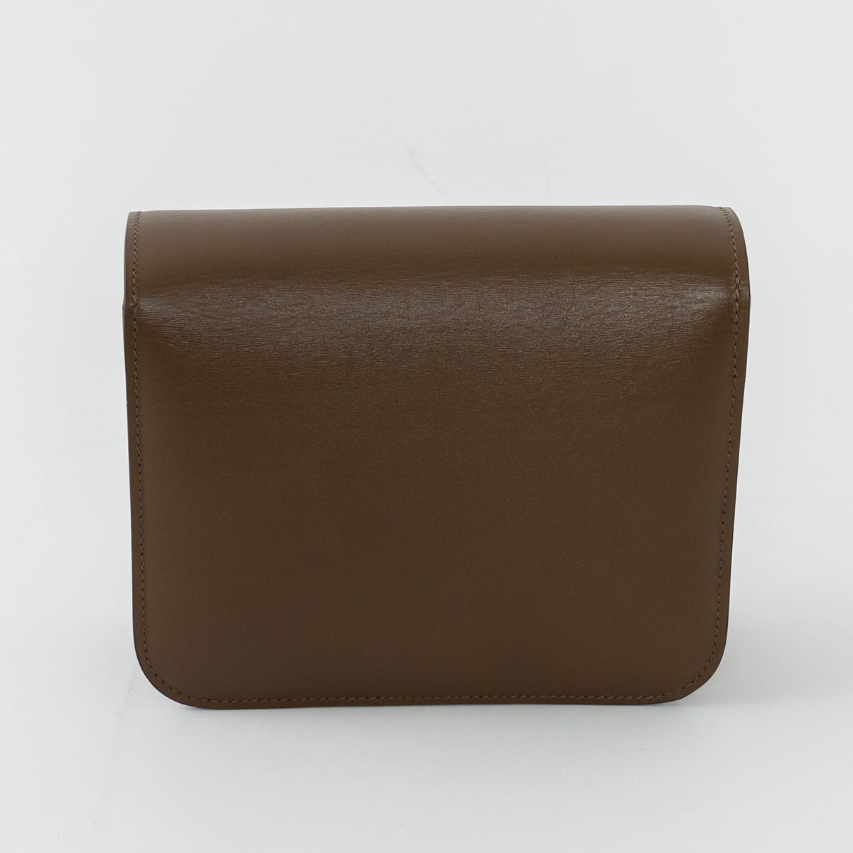 Celine Brown Box Calfskin Leather Teen Classic Box Bag