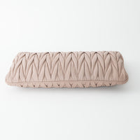 Miu Miu Blush Pink Zip Leather Clutch
