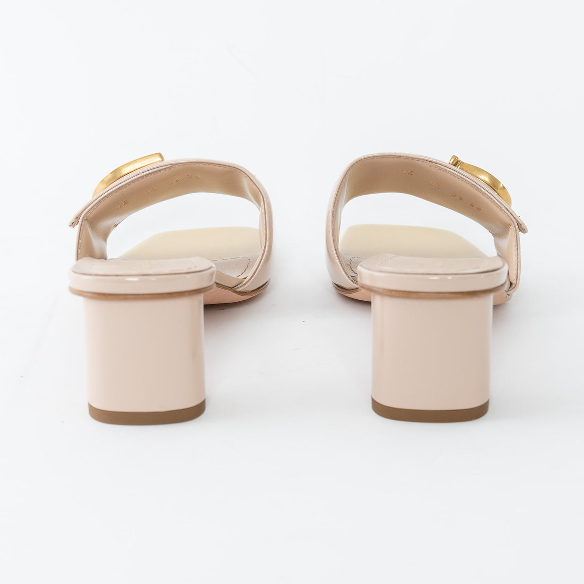 Dior Beige Patent Leather C'est Sandals Size 37.5/39