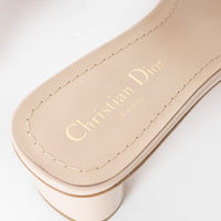 Dior Beige Patent Leather C'est Sandals Size 37.5/39